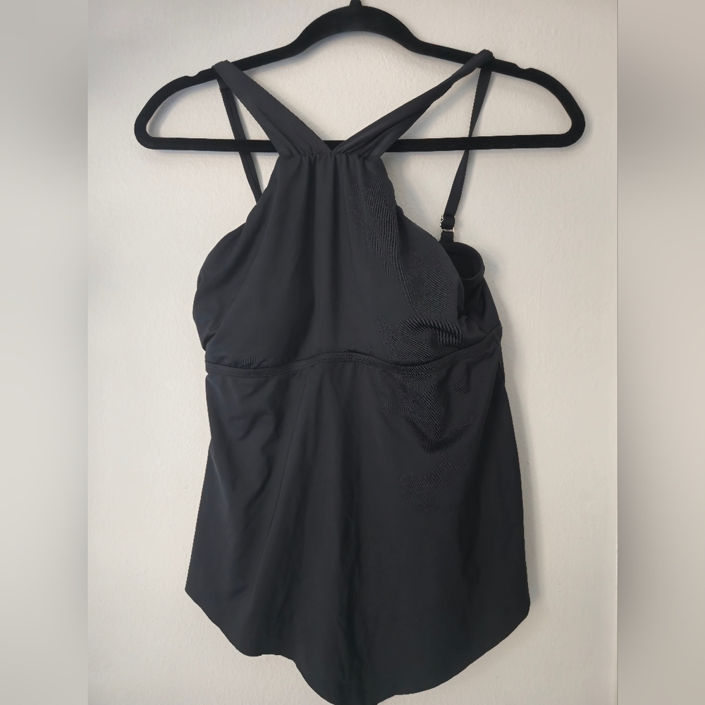Merona Black Tankini Top Size Small